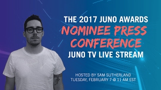 The JUNO Awards Nominee Press Conference | JUNO TV Live Stream