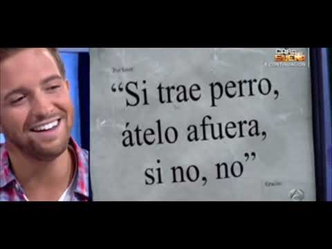 PABLO ALBORÁN CANTA CARTELES GRACIOSOS EN EL HORMIGUERO 2012 #masqmusica #risas #improvisando
