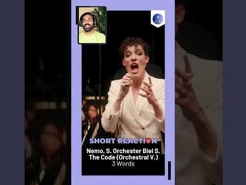 NEMO 🇨🇭 " The Code" | Sinfonie Orchester Biel Solothurn | 3 WORDS REACTION #shorts