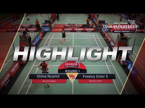 Ghina Nusrini (Djarum Kudus) VS Freeisy Ester Sompie (Sporlex Sulut)