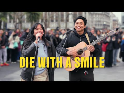 Filipino Duo SHOCKS London with THIS Street Performance | Die With A smile (Bruno Mars & Lady gaga)