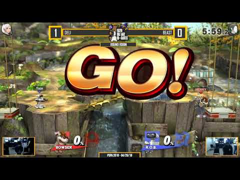 PSpA 2018 - Deli (Kirby) vs Beast (Mario) - Round Robin - Super Smash Bros. for Wii U
