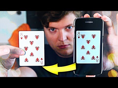 Karte aus HANDY zaubern - Kartentrick Erklärung zum Nachmachen