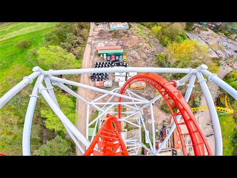 Sky Scream 4K 60fps front-seat on-ride POV Holiday Park (2024)