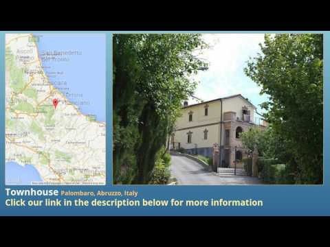 Townhouse for Sale in Palombaro, Abruzzo, Italy on italianlife.today