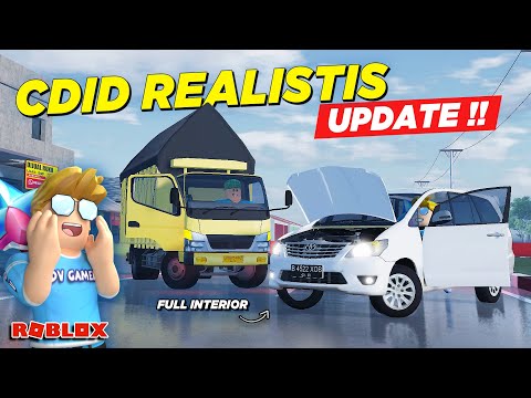 REVIEW UPDATE CDID VERSI REALISTIS !! ADA INTERIOR MOBIL - Roblox Indonesia Driver