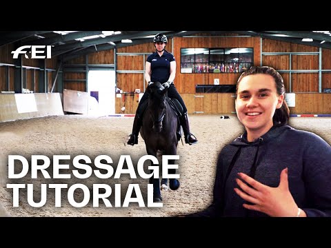 How to ride a Dressage Test - with Olivia Towers & FEI judge Isobel Wessels | Guest Vlog
