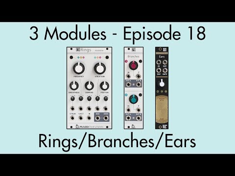 3 Modules #18: Rings, Branches, Ears