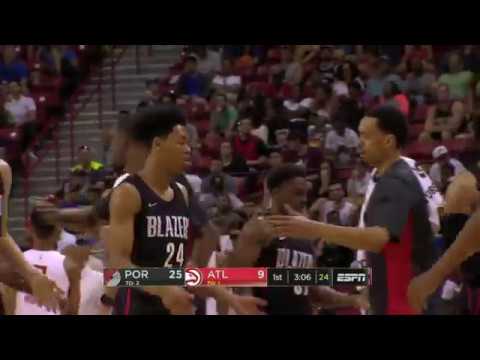 NBA Portland Trail Blazers vs Atlanta Hawks   Summer League   Jul 8,  2018