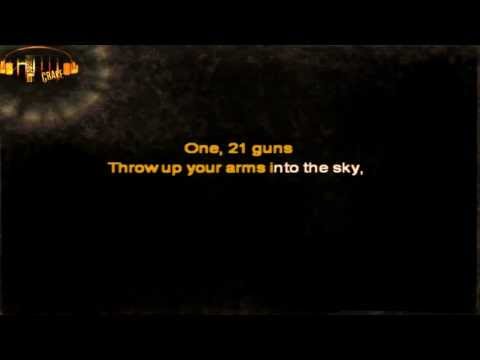 Green Day - 21 Guns karaoke
