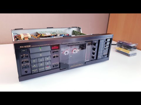 Nakamichi RX-505 Reverse Cassette Deck - Look inside after repair & maintenance - perfect condition