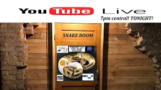 NO MORE THURSDAY NIGHT LIVES AFTER TONIGHT! AND SOME COOL SNAKES!