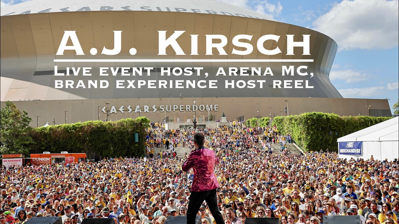 Promotional video thumbnail 1 for Seasoned host, MC, auctioneer, speaker, actor, and more