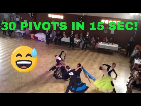NEED TO SEE before learning pivots in WALTZ! How to dance 30 pivots in 15 seconds.