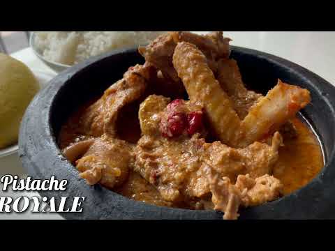 Sauce pistache royale (idée de plat traditionnel pour fête)