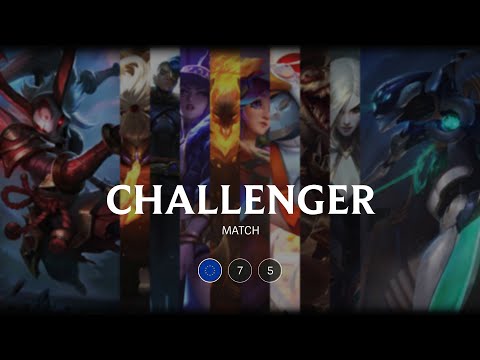 EUW Challenger match 75 - 7203 LP 93 kills