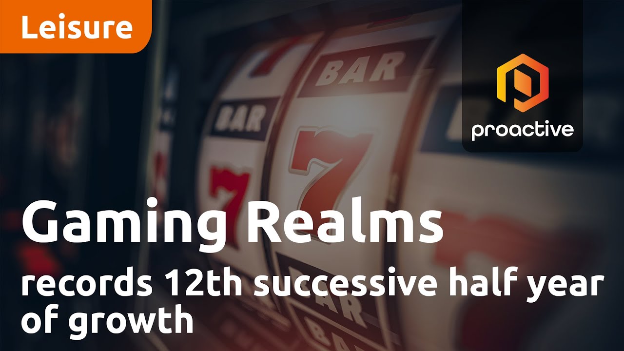 Gaming Realms records 12th successive half year of growth