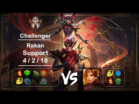 Support Rakan vs Leona KR Challenger Patch 12.9