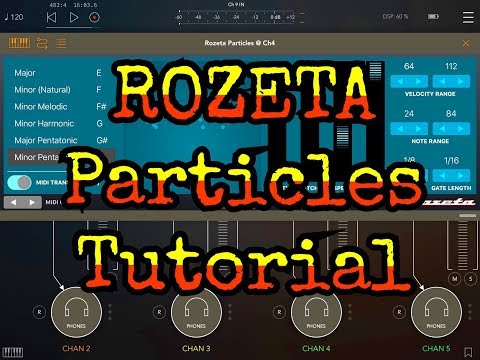 ROZETA by Bram Bos The PARTICLES Sequencer Tutorial & Demo for the iPad