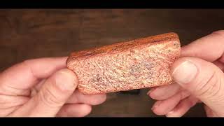 Melting Copper Bar Backyard ASMR Metal Melting