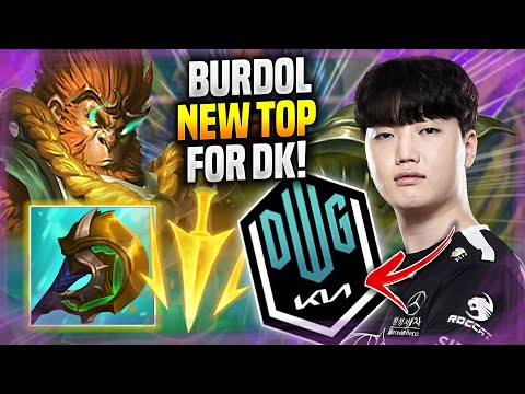 DK NEW TOPLANER IS BURDOL NOW! - DK Burdol Plays Wukong TOP vs Jayce! | Preseason 2022