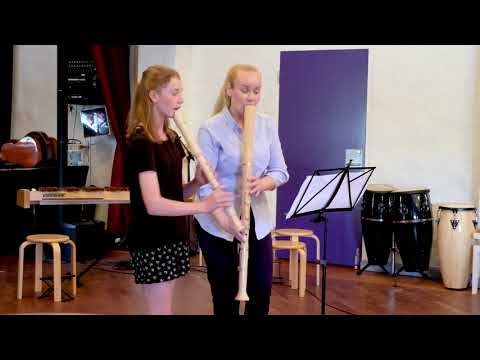 Blokfløjte ved sommerkoncert på Smedeværkstedet