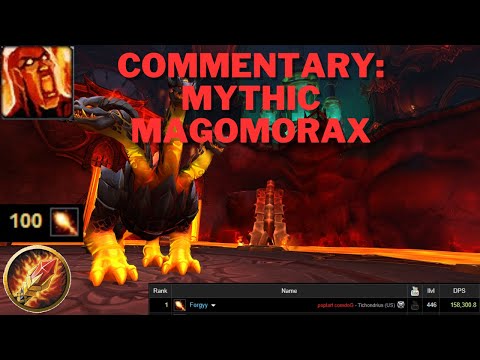Commentary of Mythic Magmorax (158k DPS No Externals Fire Mage PoV) - Patch 10.1.5