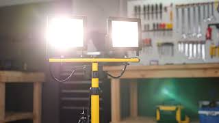 LED reflektor HOBBY SLIM 2×30 W + trojnožka