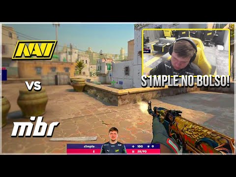 MIBR COLOCOU A NAVI NO BOLSO! - NaVi vs MIBR - BLAST Premier | CSGO