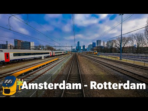 From Amsterdam to Rotterdam! | Intercity Amsterdam CS - Rotterdam CS (VIRM)