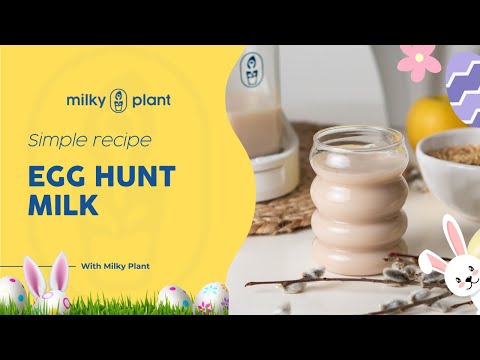 Homemade Oat Groats with Apple & Dark Chocolate Milk | Easter Recipes by Milky Plant 🌱🐰