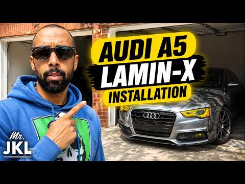 Laminx Yellow Vinyl Headlight Install