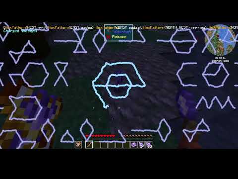 Minecraft 1.18 Hex Casting Advanced Mining Spell [Patched (you will die)]