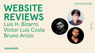 🔴 Live Jury Website Reviews | Victor Luis Costa, Luis Henrique Bizarro & Bruno Arizio (Português)