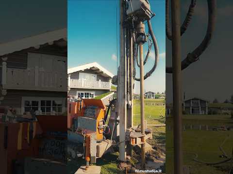 Geoterminio šildymo bei vandens gręžinių įrengimo Reels video klipas