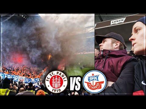 PYRO CHAOS AT THE MILLERNTOR... STADIUM VLOG: St. Pauli - Hansa Rostock | Northern Duel | Stadium...