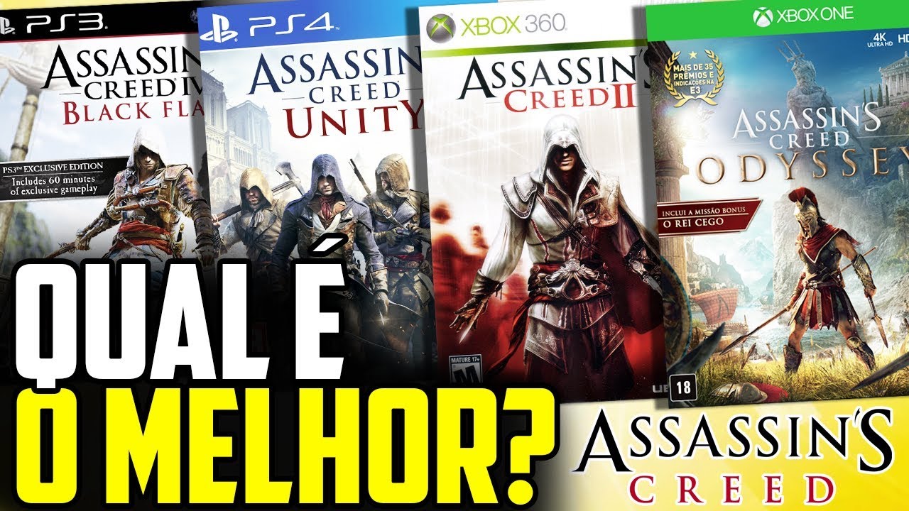 Saga Assassin's Creed - Do PIOR ao MELHOR jogo!