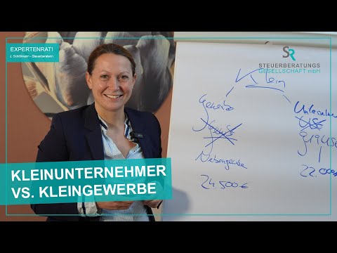 KLEINUNTERNEHMER VS KLEINGEWERBE | SR Steuerberatungsgesellschaft
