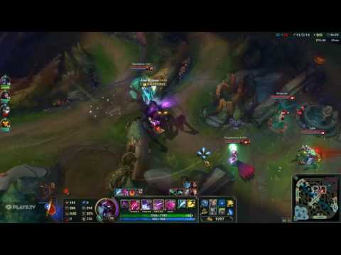 oneshot cho'gath R 2K true damage