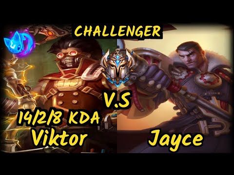 Impact (VIKTOR) vs JAYCE - 14/2/8 KDA TOP CHALLENGER GAMEPLAY - NA