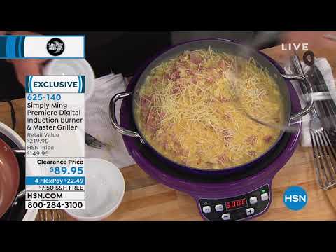 Simply Ming Premiere Digital Induction Burner and Master...