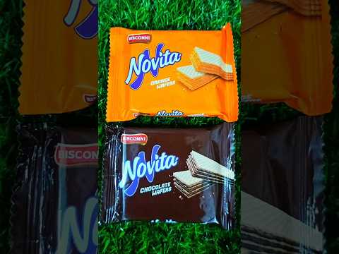 Bisconni Novita Chocolate wafers #chocolate #asmr #unboxing #shorts