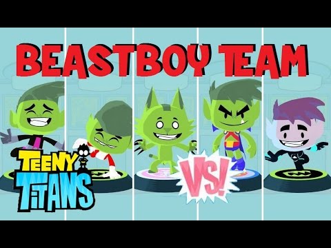 Teeny Titans - BEAST BOY, 80S BEAST BOY, CAT BEAST BOY, MARTIAN BEAST BOY, MULTIVERSE BEAST BOY