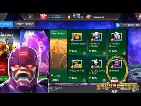 FINALLY Cavalier ACT 6.1.6 (Birthright) and MASTERY SETUP  | MCOC GAMEPLAY IN HINDI |