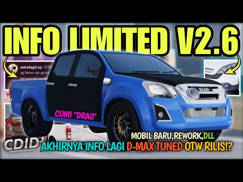 NEW INFO LIMITED D-MAX TUNED CUMI "DRAG" WILL BE CDID WEEKLY OR UPDATE V2.6!? | CDID Roblox Part 5