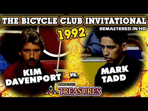 9-BALL KIM DAVENPORT vs MARK TADD - 1992 BICYCLE CLUB INVITATIONAL