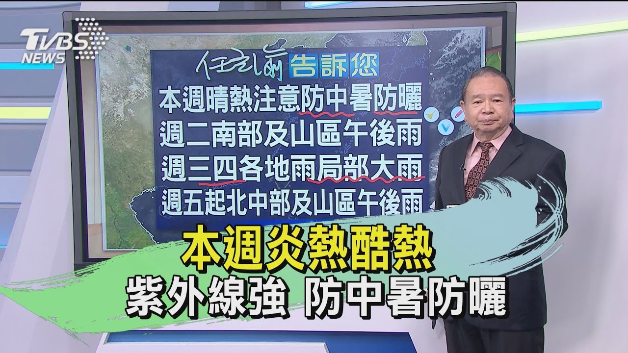 本週炎熱酷熱!紫外線強 防中暑防曬