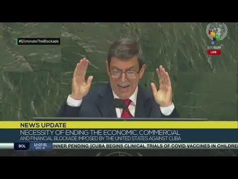 Bruno Rodriguez: In 2020 Cuba had to face the Covid19 pandemic and an even tougher U.S. blockade