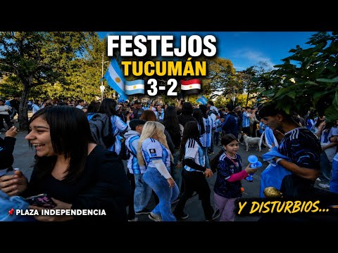 Festejos y disturbios en Tucumán 🇦🇷❌ | Argentina 3-2 Egipto 2026 | Motovlog🔥 