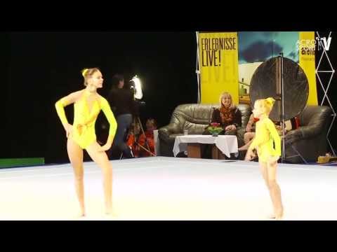 Sachsenpokal Riesa 2012 Age Group Dynamic Germany Women`s Pair Nancy Deger, Kim Nele Fuhrmann